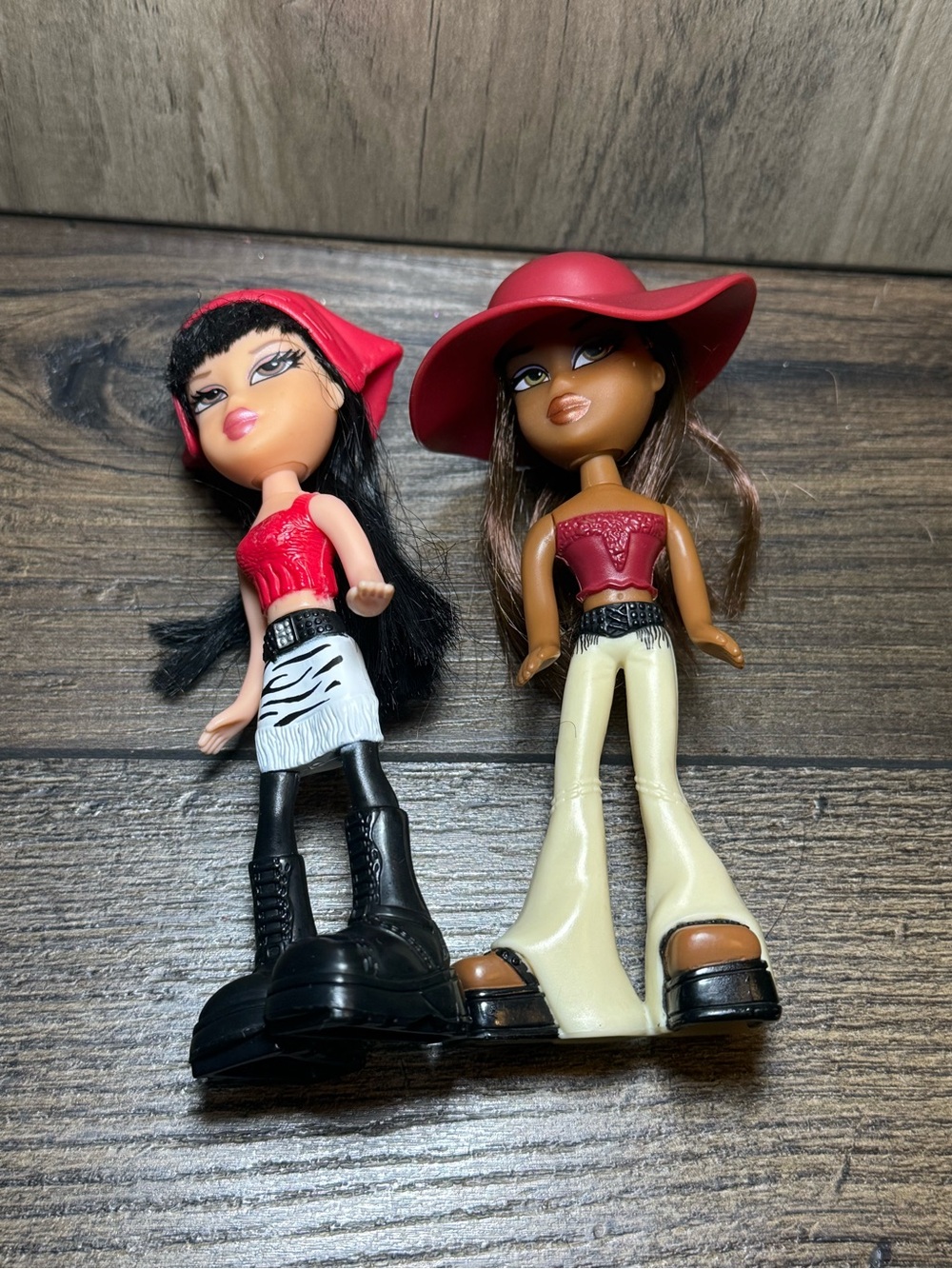 Bratz 2003 Limited Edition McDonald's 2 Doll Lot Mini 5" Jade Roxy Bundle